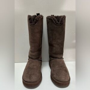 Brown Suede Boots
